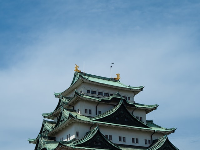 名古屋城　金のシャチホコ